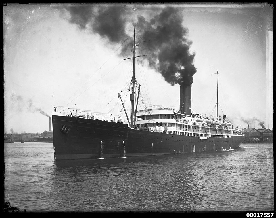 RMS Tahiti in Sydney Harbour